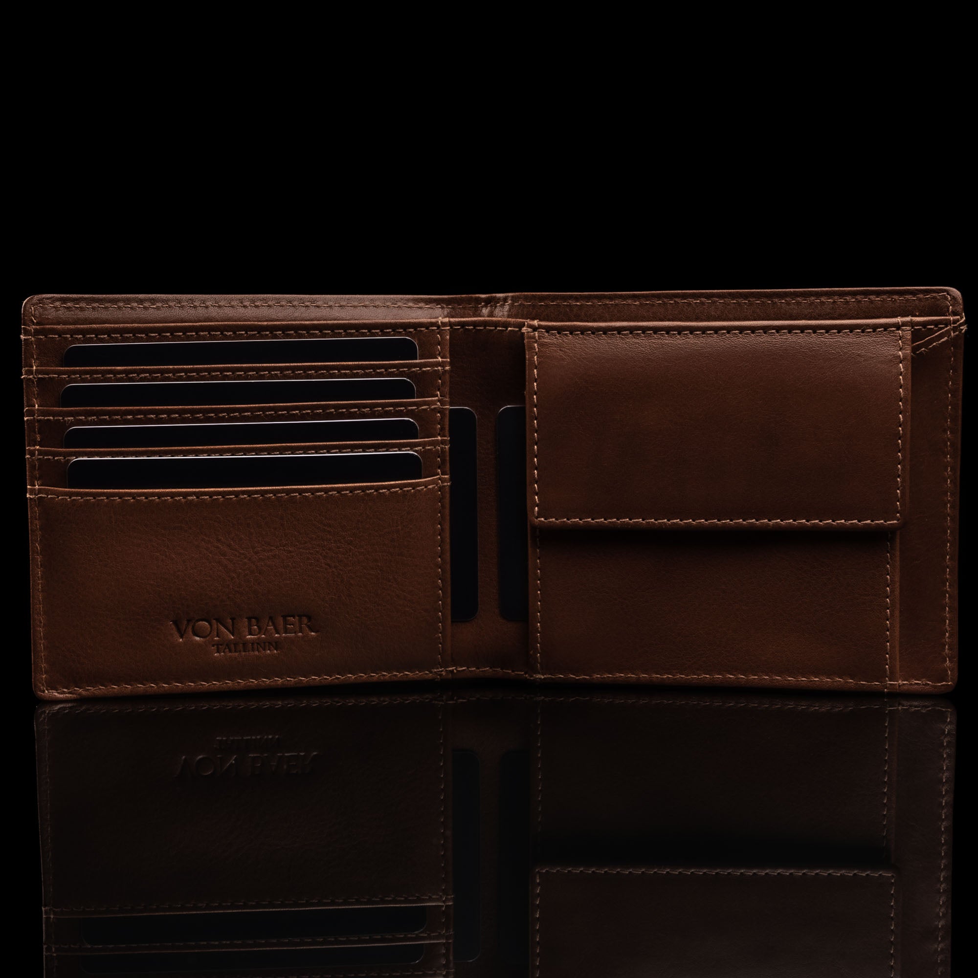 leather mens wallet