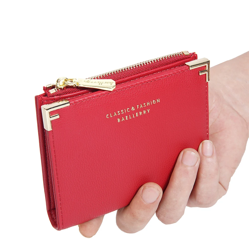 red wallet for women