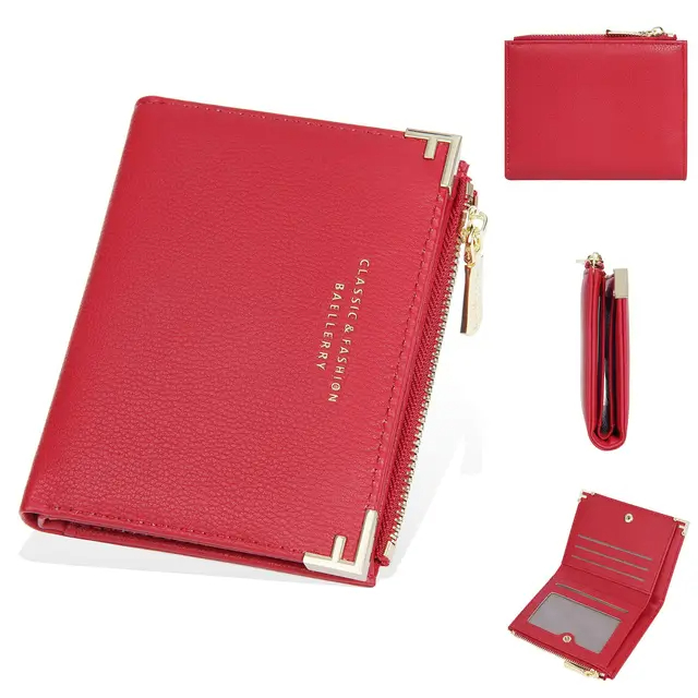 red wallet for women