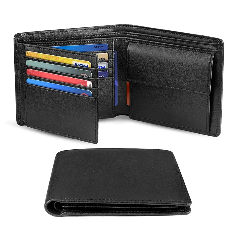 mens wallet with coin pocket