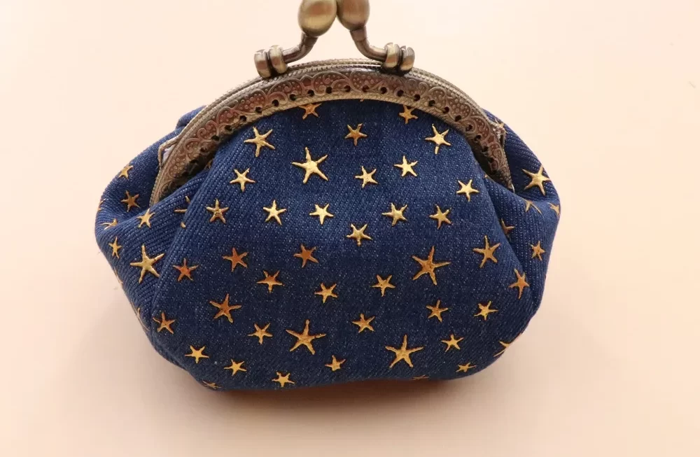 denim purse