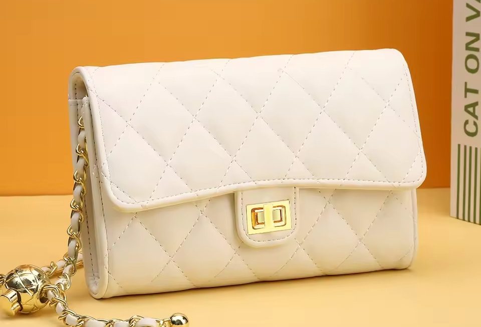 white purse