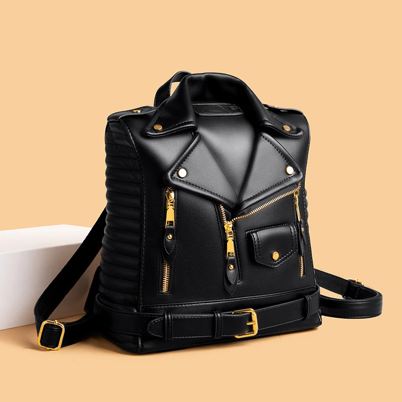 leather backpack purse