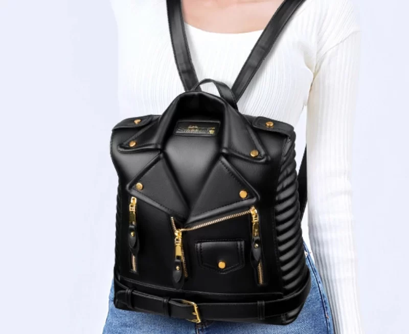 leather backpack purse