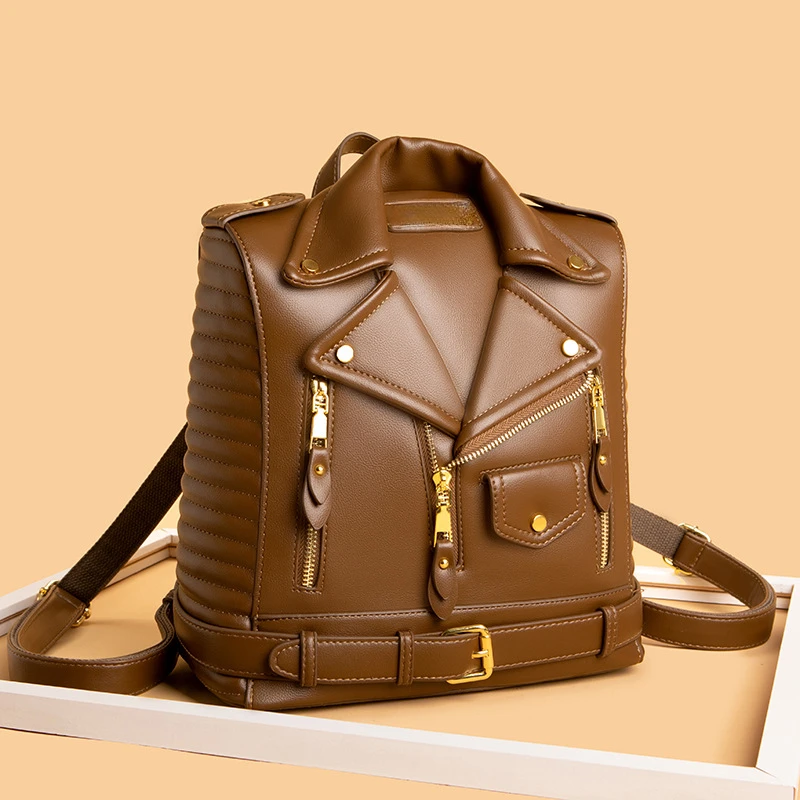 leather backpack purse