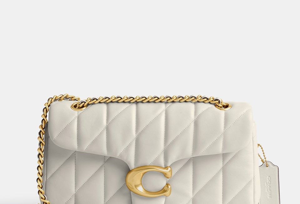 cream purse