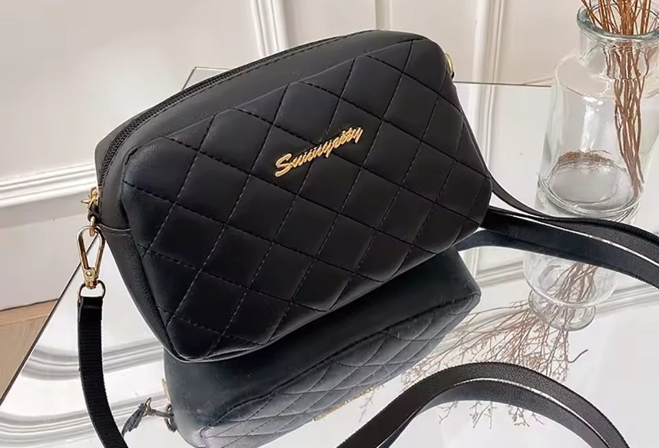 black designer purse